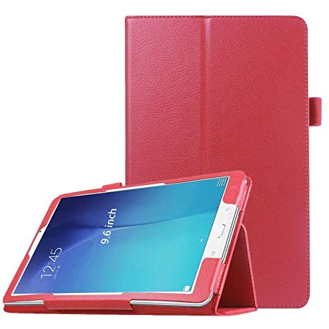 PEYOU Compatible for Tab E 9.6 Case, Slim Smart Folio Stand Case Cover Compatible for Samsung Galaxy Tab E/Tab E Nook 9.6 inch Tablet SM-T560/T561/T565 & SM-T567V 4G LTE Version, [NOT for TAB E 8.0"]