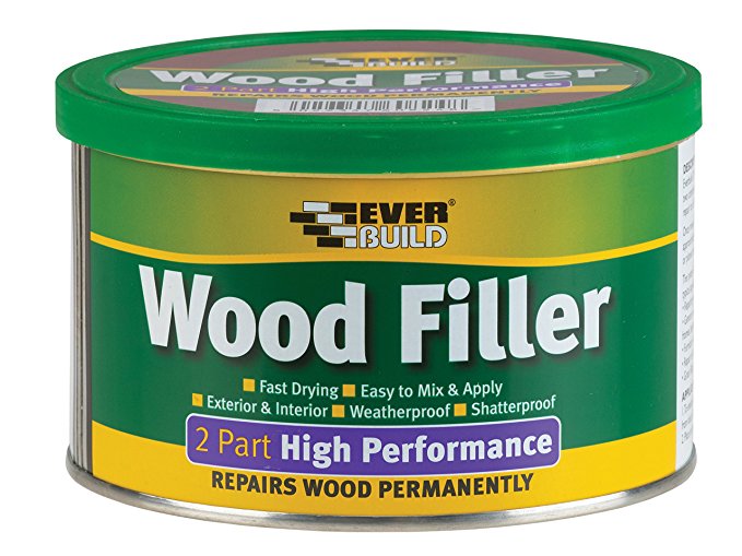 Everbuild EVBHPWFM500G 500 g High Performance Wood Filler - Medium Stainable