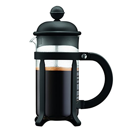 Bodum 1903-01 3 cup Java French Press Coffee Maker, 12 oz, Black