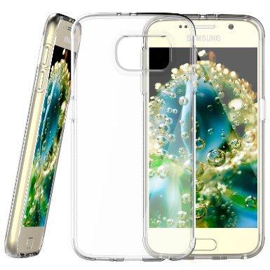 S6 Case JETechreg Samsung Galaxy S6 Case Cover Soft Clear Shock-Absorption Bumper for Samsung Galaxy S6 2015