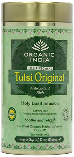 Tulsi Organic Original Loose Leaf Tea 100 g (Pack of 2)