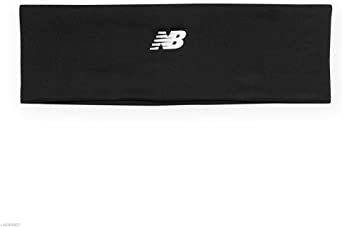 New Balance Performance Headband - Non Slip Hair Sweat Band Workout Accessories | Ideal for Running, Yoga, Tennis, Soccer, Athletic Sports Exercise, Gym Fitness, Women & Men, Black