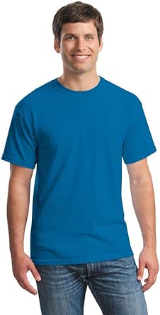 Gildan Mens Heavy Cotton 100% Cotton T-Shirt, Azalea