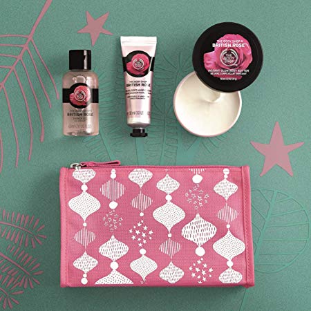 The Body Shop British Rose Beauty Bag