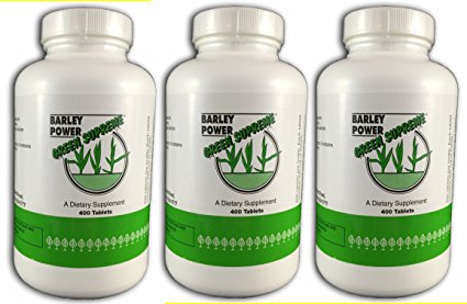 Green Supreme Barley Power 400 Tablets (Pack of 3)