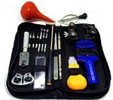 Moon Lence Prof 16Pcs Watch Back Case Opener Screw Remover Wrench Tool Kit Set With Storage Case