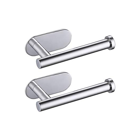 Kes Self Adhesive Toilet Paper Towel Holder Tissue Paper Roll Holder RUSTPROOF Stainless Steel Polished 2 PCS, A7170-P2