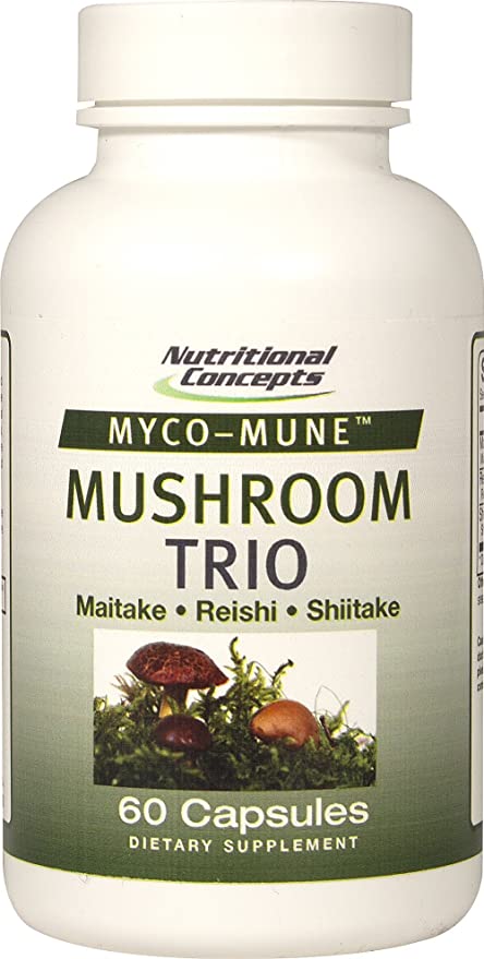 Nutritional Concepts Myco-Mune Mushroom Trio - 60 Capsules