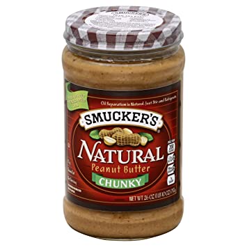 Smucker's Natural Chunky Peanut Butter, 26 Ounces