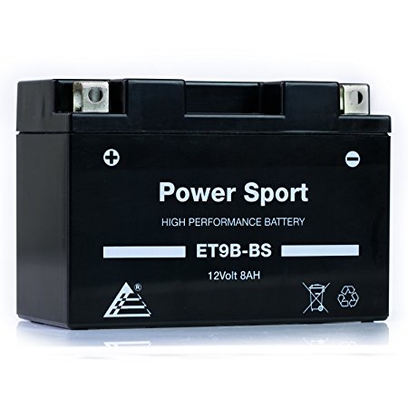 YT9B-BS Replacment Battery Sealed Maintenace Free 12V High Performance Powersport Motorcycle battery ExpertPower
