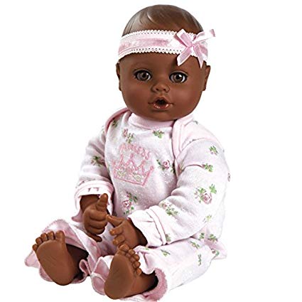 Adora PlayTime Baby Little Princess Vinyl 13" Girl Weighted Washable Cuddly Snuggle Soft Toy Play Doll Gift Set with Open/Close Eyes for Children 1  Includes Bottle