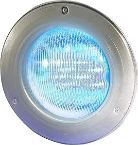 Hayward W3SP0527SLED100 ColorLogic 4.0 Color LED Pool Light for In-Ground Pools, 120 Volt, Stainless Steel Faceplate, 100 Ft. Cord