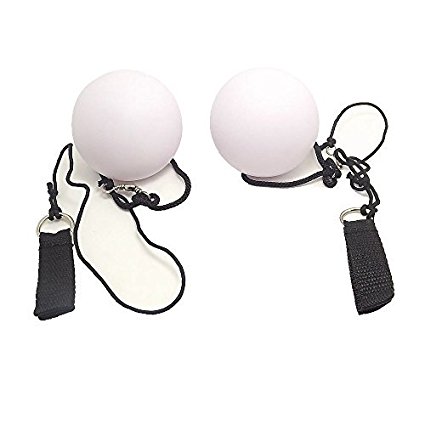 Goodlife623 New1 Pair LED POI Thrown Balls for Professional Belly Dance Level Hand