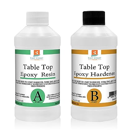 Table TOP EPOXY Resin 32 oz Kit. for Super Gloss Coating