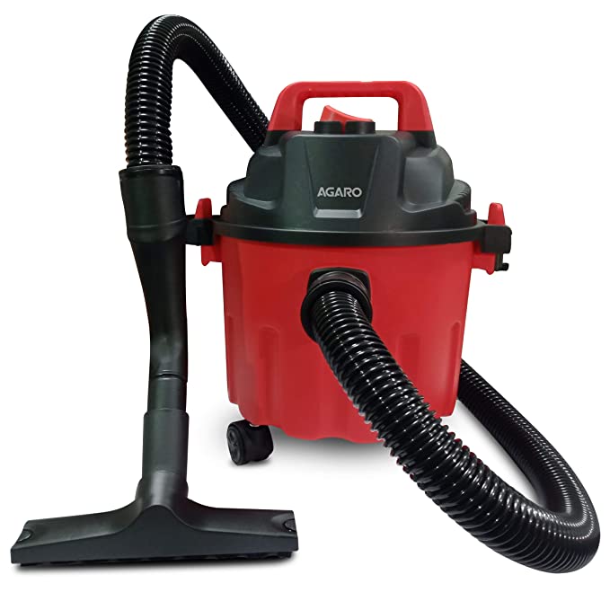 AGARO 33398 Rapid 1000-Watt, 10-Litre Wet & Dry Vacuum Cleaner, with Blower Function (Red & Black)