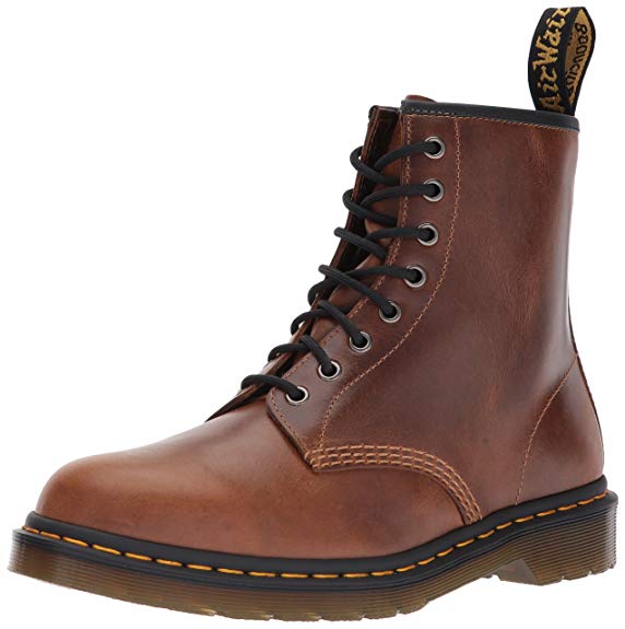 Dr. Martens Men's 1460 Butterscotch Combat Boot,