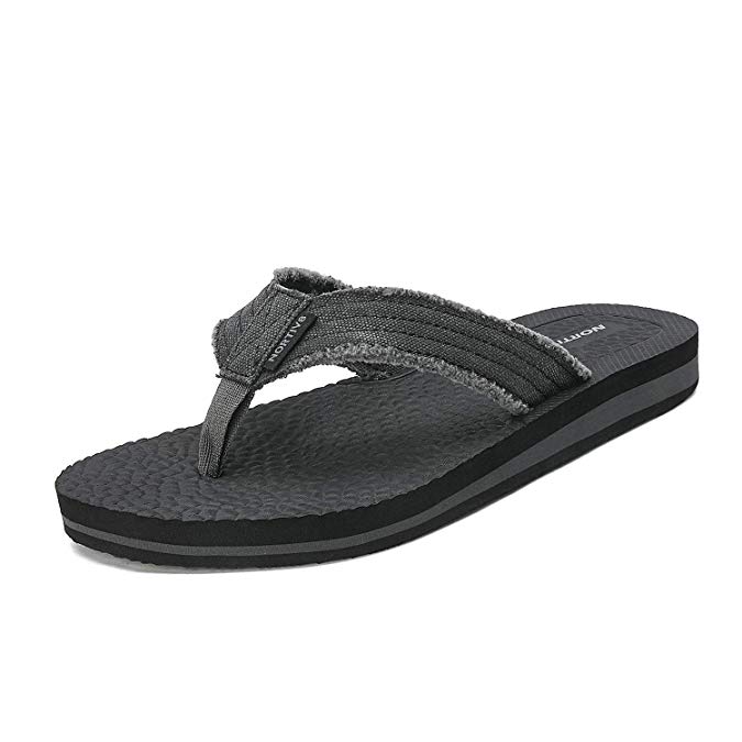 NORTIV 8 Men's Thong Flip Flops Sandals Comfortable Light Weight Beach Sandal