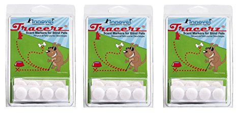 Tracerz Scented Markers for Blind Dogs, Heat Resistant Extended Release 3 Pack (84 total markers)