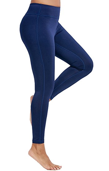Olacia Womens High Waisted Workout Leggings Running Pants Tummy Control Soft Yoga Leggings Power Flex S-XXL