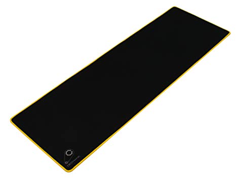 Dechanic Extended CONTROL Soft Gaming Mouse Mat - 36"x12", Yellow