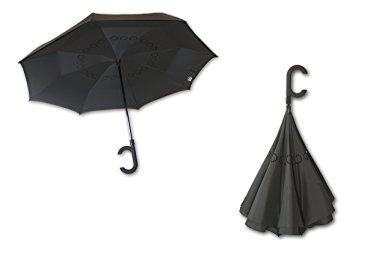 Upside Down Umbrella - Large Double-Layer Design with Auto Close