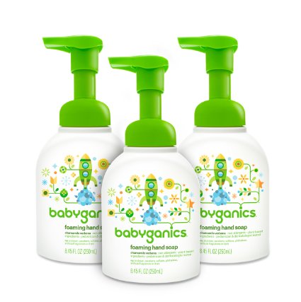 Babyganics Foaming Hand Soap 8.45oz Chamomile Verbena (Pack of 3)