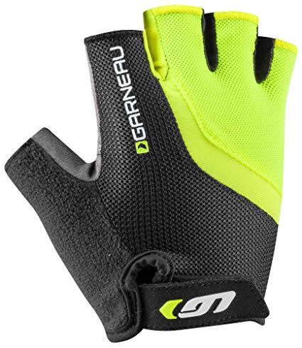 Louis Garneau - Mens Biogel RX-V Gel Padded Breathable Shock Absorbing Half Finger Mesh Bike Gloves
