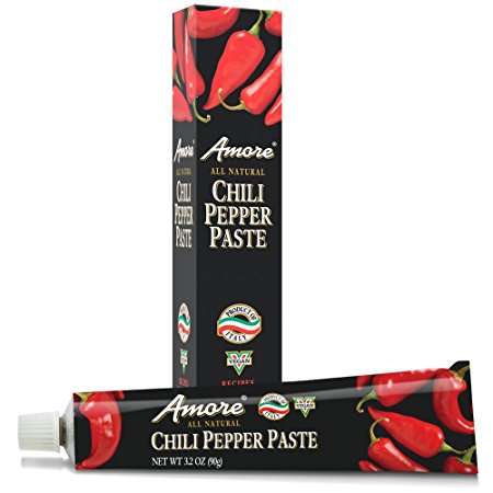 Amore Chili Pepper Paste, 3.2 Ounce Tube