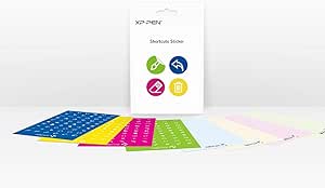 XPPen Shortcuts Stickers for XPPen Drawing Pen Tablets and Pen Displays