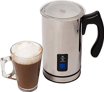 Home Treats Milk Frother & Warmer, Foam With Hot or Cold Milk for Lattes Cappachinos. 250ml