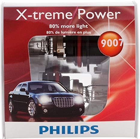 Philips 9007 X-treme Power Replacement Bulb, (Pack of 2)