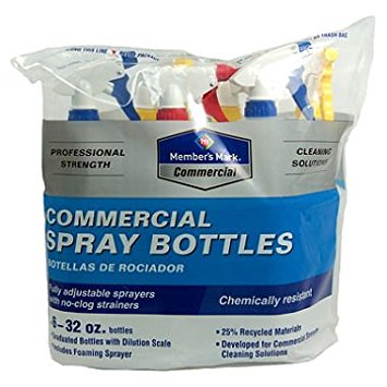 Member's Mark Commercial Spray Bottles - 32oz 6 pk.