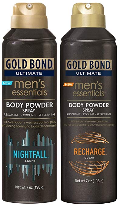 Gold Bond Powder Spray Combo, NightFall & Recharge Scent