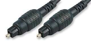 2M Metre Digital Toslink Optical Gold Audio Cable Lead