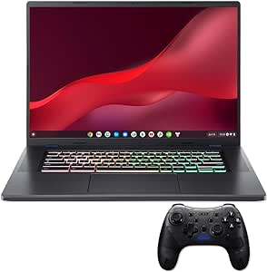 Acer Chromebook 516 GE Cloud Gaming Laptop | 16.0" WQXGA 2560x1600 100% sRGB 120Hz IPS | Intel Core i5-1240P | 16GB LPDDR4X | 256GB Gen 4 SSD | Wi-Fi 6E | RGB Backlit KB | Chrome OS | CBG516-1H-53TD