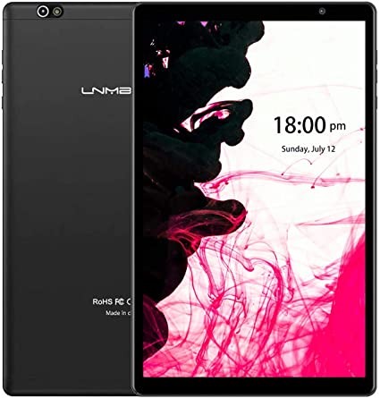 Tablet 10 Inch 5G WiFi - LNMBBS P401 Android 10.0,1920x1200 HD IPS,Octa-Core,3GB RAM,64GB ROM,13M & 5M Camera,Bluetooth 5.0/Face Recognition,6000 MAh Long Standby,Type C - Black