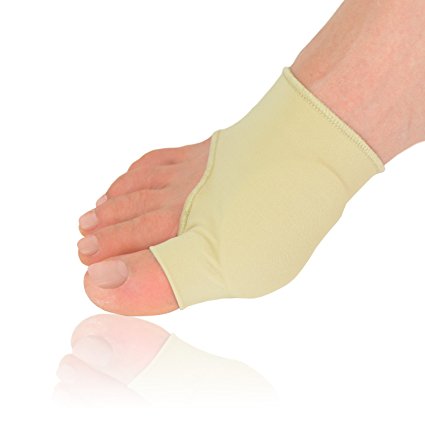 Dr. Frederick's Original Gel Pad Bunion Sleeves - 2 Bunion Booties For Bunion Relief Before And After Bunion Surgery - Wear With Shoes - Small - W5-7.5 M4.5-6