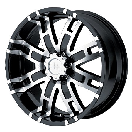 Helo HE835 Gloss Black Machined Wheel - (20x9"/5x5.5")