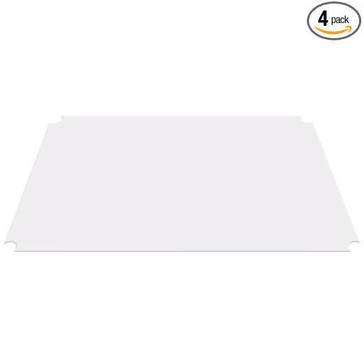 AKRO-MILS  AW1824LINER - Clear Shelf Liner for  18-inch X 24-inch Chrome Wire Shelf - Pack of 4