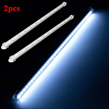 SOLMORE 12V 36 LED Interior Light Bar SMD 5630 Strip Light for Kitchen Van Caravan Boat Bus Garden Events Office Decortion(2Pcs)