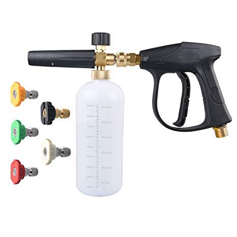 DUSICHIN DUS-018 Foam Cannon Lance Pressure Washer Nozzle Tip Spray Gun 3000 PSI Jet Wash