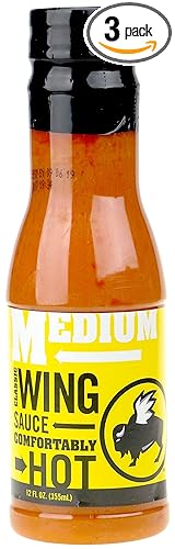 Buffalo Wild Wings Classic Sauce - Medium, Comfortably Hot - 12 fl. oz. - PACK OF 3