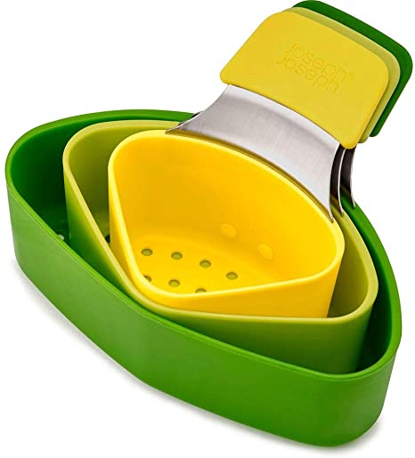 Joseph Joseph Nest Steam Stackable Steamer Basket Set with Three Compartments (3 Piece), One Size, Green