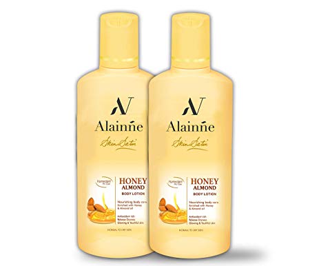 Alainne Honey and Almond Lotion (250 ml) - Pack of 2
