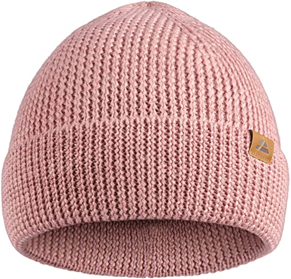 DANISH ENDURANCE Gorro Beanie de Lana Merina para Hombre y Mujer, Suave y Elástico, con Materiales Reciclados, Negro, Gris, Azul y Gris Claro