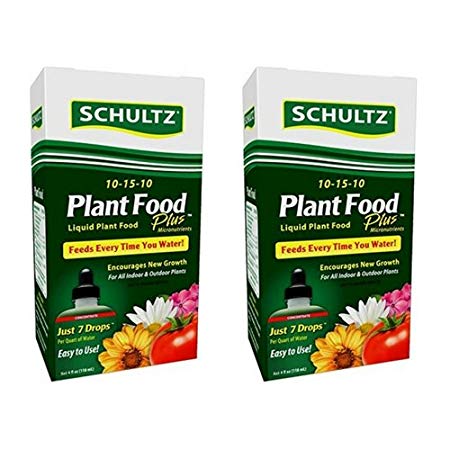 Schultz All Purpose Liquid Plant Food 10-15-10, 4 oz (2 Pack)