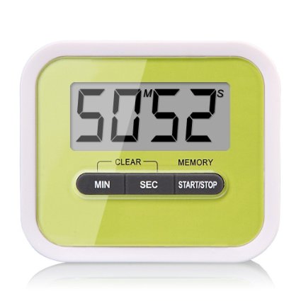 TT-life Digital kitchen Timer, Countup & Countdown Timer Maximum to 99 Minutes 59 Seconds