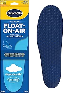 Dr. Scholl's Float-On-Air Insoles for Men, Shoe Inserts That Relieve Tired, Achy Feet with All Day Comfort, Men's 8-14