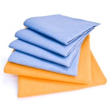 Super Chamois - Super Absorbent Cleaning Cloth Value 6 Pack - Holds 20x It's Weight In Liquid