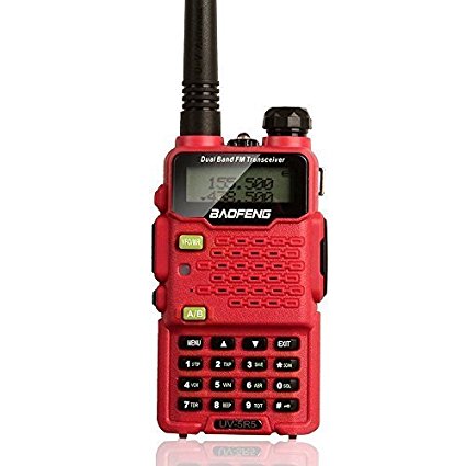 Two Way Radio, Baofeng Walkie Talkie UV-5R5 5W Dual-Band Two-Way Ham Radio Transceiver UHF/VHF 136-174/400-520MHz...(3 Colors for Optional)